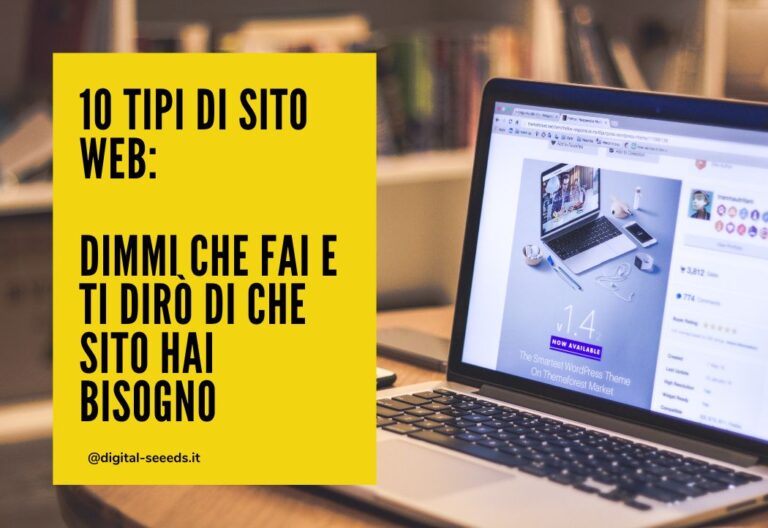 Realizzazione Siti Web e Servizi di Web Marketing 10 10 tipi di sito web