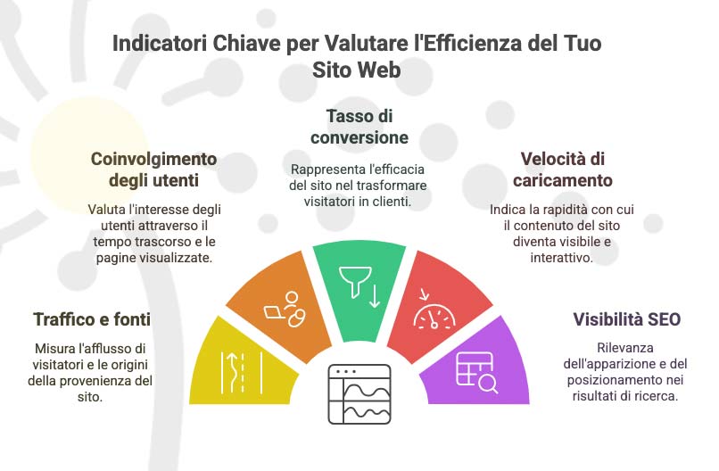 Il tuo sito web sta lavorando bene? 5 dati che devi assolutamente monitorare 2 5 metriche fondamentali per capire se il tuo sito web sta lavorando bene