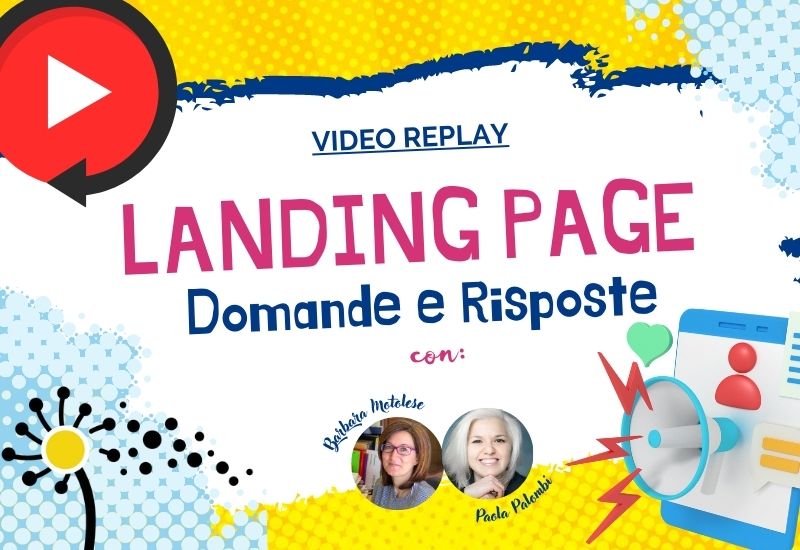 Landing page domande e risposte copertina