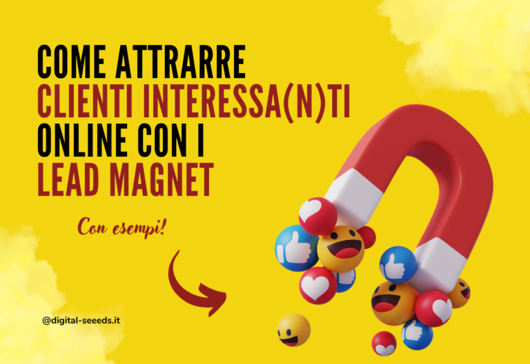 Lead Magnet come attrarre clienti qualificati online Copertina