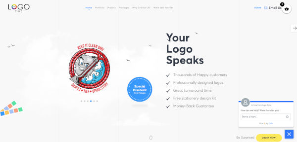 Siti web One Page: il tuo biglietto da visita digitale 1 Sito web One Page scroll orizzontale Logotime