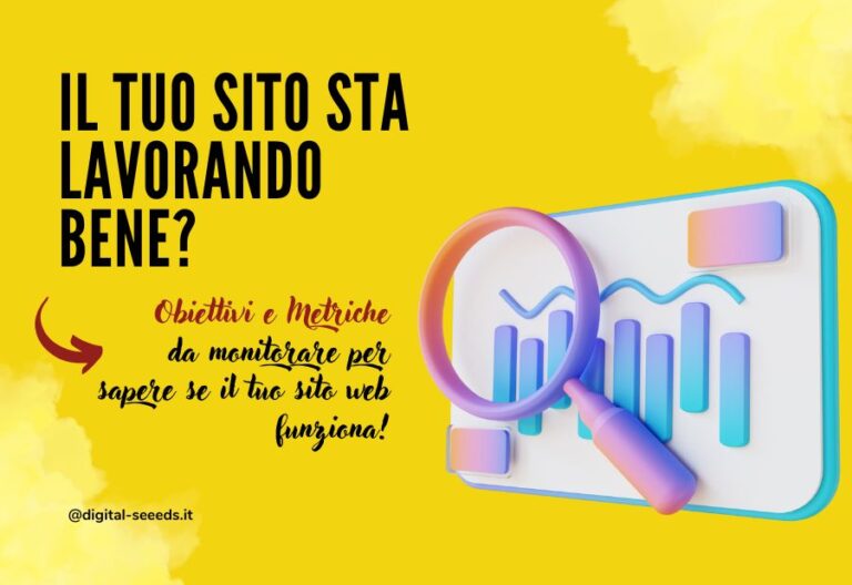 Il tuo sito web sta lavorando bene? Scopi e metriche del tuo sito web da tenere d'occhio - Immagine di copertina