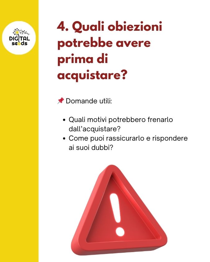 Il tuo business online è invisibile? Scopri il cliente ideale e comunica meglio 5 le obiezioni del cliente ideale