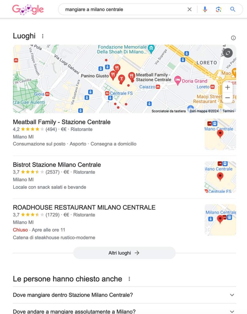 Il Perfetto Sito Web per Ristoranti: Una Guida Pratica 1 Siti web per ristoranti: la ricerca su google